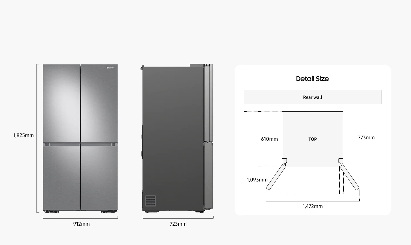 Холодильник размер 60. Samsung rf28fams размер. Холодильник 71 высота.