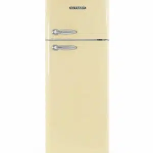 Réfrigérateur 2 Portes Schneider 'Vintage' Crème SCDD208VCR