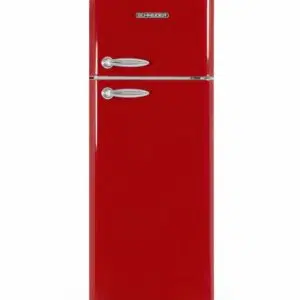 Réfrigérateur 2 Portes Schneider 'Vintage' Rouge SCDD208VR