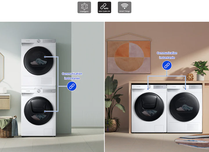 Lave-linge Samsung - panneau de controle intelligent